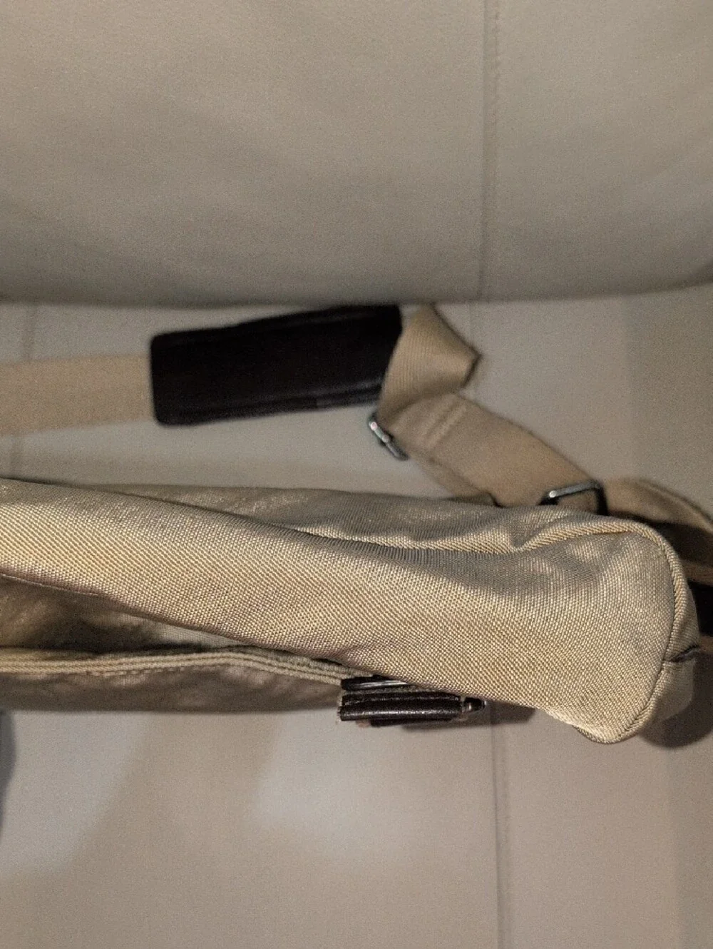 Banana Republic Beige And Brown Laptop Messenger Bag